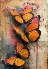 Vintage Butterfly Junk Journal Pages Butterfly Junk Journal Printable Pages