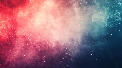 Obraz premium Vibrant abstract background featuring a blend of red, blue, and purple hues with a soft gradient effect.