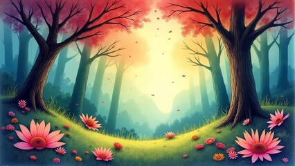 Enchanted Forest Meadow