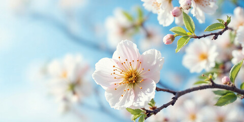 Concept photo of spring, floral background, flower photography