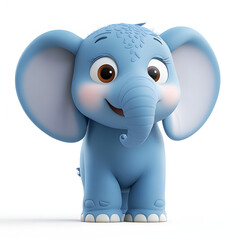 Obraz premium cute elephant cartoon 