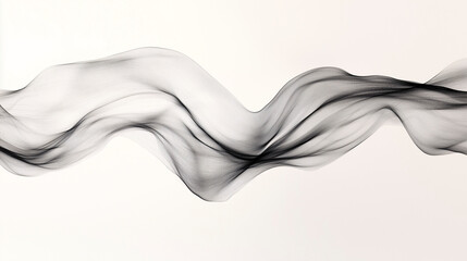 Forma abstracta de humo en tonos monocrom&aacute;ticos