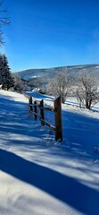 snow covered bridge