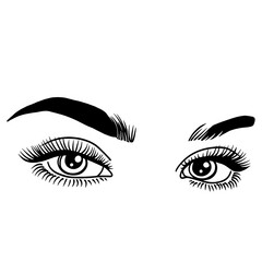 female eyes