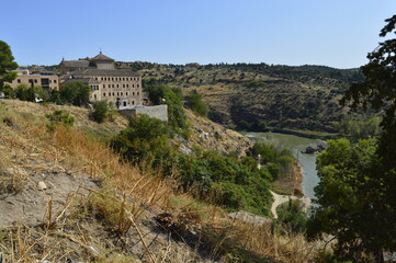 Visto do entorno da cidade de Toledo na Espanha