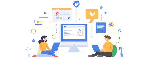 People in the office resolving important details; planning, meeting, office, business.