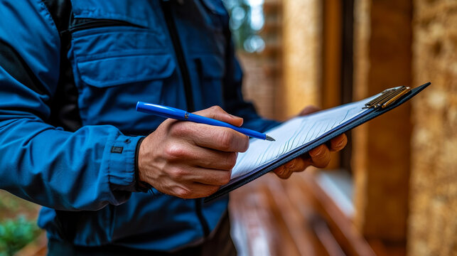 Professional Home Inspector Conducting Indoor Air Quality and Dampness Assessment