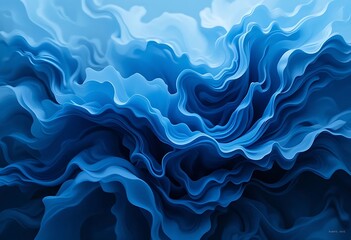 Obraz premium abstract blue background