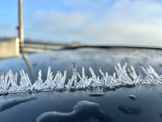 frost close-up