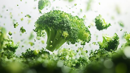 Broccoli, a cruciferous vegetable, offers nutritional benefits and antioxidant properties. Its distinct florets and vibrant green color make it a staple in many diets