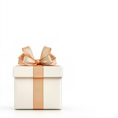 Obraz premium Elegant gift box with a soft ribbon, perfect for any occasion. Create moments of joy and surprise with thoughtful presents.