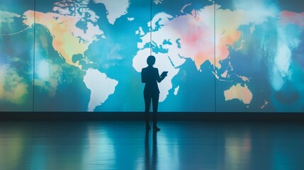 Consultant Reviewing Global Compliance and Regulations