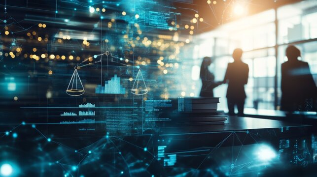 Legal Team Reviewing Compliance Procedures Infographic