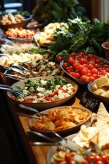 Italian bruschetta bar with fresh ingredients and vibrant style for culinary inspiration