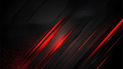 Abstract red and black diagonal lines background