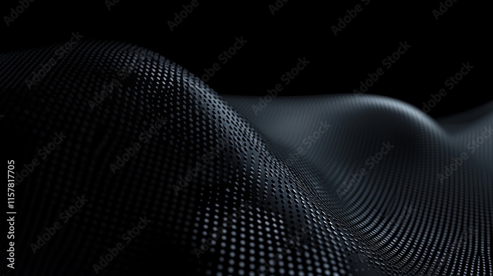 Poster Close up of a dark, abstract textured surface with subtle light patterns.