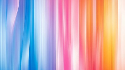 Vibrant Colorful Stripes: A Smooth Digital Painting in Abstract Style. AI Generated