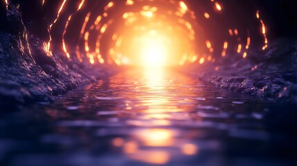 Naklejka premium A Journey of Reflection and Choices