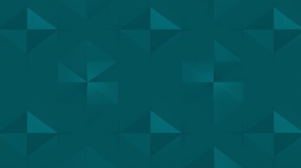 Obraz premium Teal Geometric Pattern: A seamless background pattern featuring an abstract geometric design in cool teal tones. The abstract texture adds a touch of sophistication and visual interest to any project.