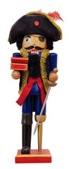 Pirate Nutcracker with Treasure Chest With Transparent or White Background
