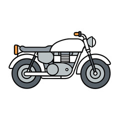 Motorbike Illustration with Dynamic Design and Racing Concept