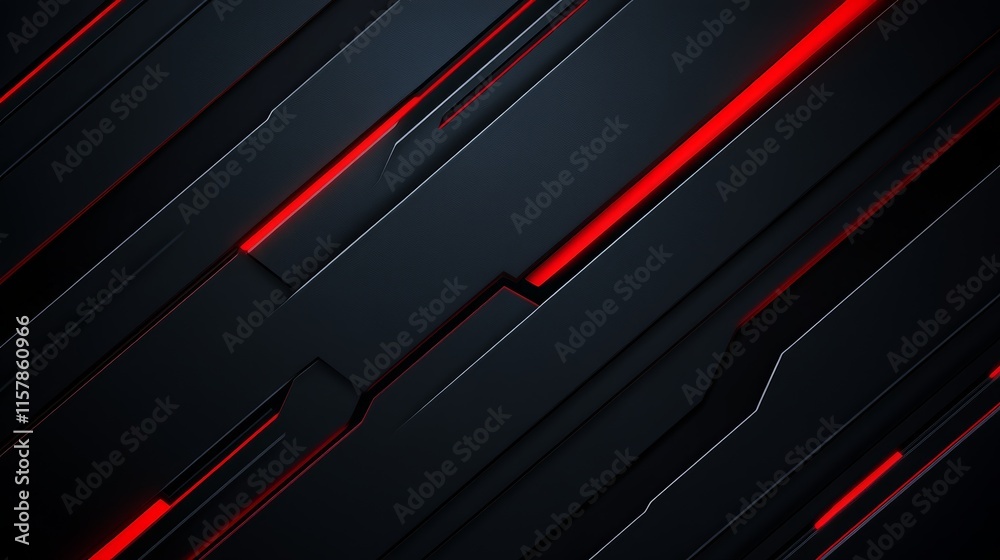 Poster abstract dark red and black lines background