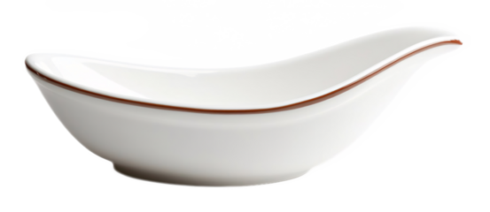 Gravy Boat Stand for Elegant Serving - Isolated on White Background