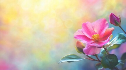 Colorful Flower Under Bright Sunlight