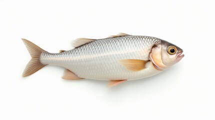 Obraz premium fish white background