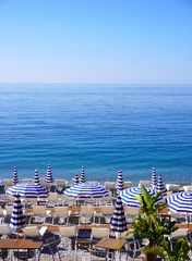 Photo sur Plexiglas Beautiful postal of a beach club in Nice