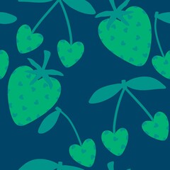 Valentine hearts seamless 14 February love pattern for wrapping paper