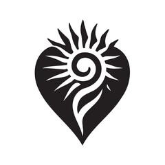 A simple and modern heart icon with clean lines, symbolizing love, care, and passion. Perfect for Valentine's designs, healthcare themes, and romantic projects in both digital and print media.