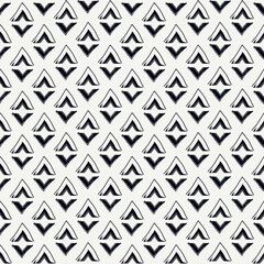 Paint brush rhombuses ornament. Seamless lozenges pattern. Hand drawn diamonds backdrop. Tiles wallpaper. Ethnic motif. Geometric background. Digital paper. Geometrical textile print. Vector artwork