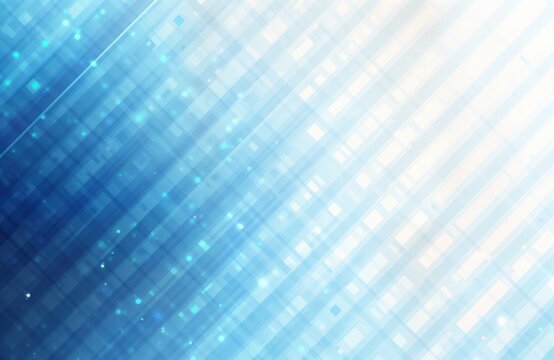 Abstract blue pixel grid background. Modern techy visual design. Seamless pattern. Futuristic concept for app web design. Digital artwork with diagonal lines, squares. Light blue, white colors create