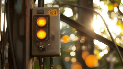 Safety Equipment with Ambient Light Outdoor Background