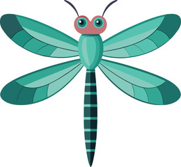 Macro shots, showing of eyes dragonfly and wings detail. Dragonfly Line Art Drawing. Minimalistic Black Sketch Linear Design of Beautiful Dragonfly for Wall Art, Poster, Print, Logo, Business Card. 