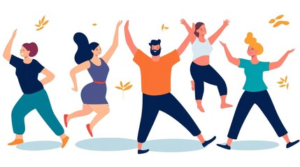 Fototapeta premium Diverse Age Groups Enjoying Wellness Events Together