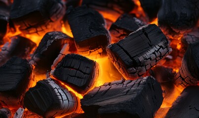 Selective focusing of burnt coal