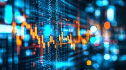 Modern Trading Interface with Warm Light Design