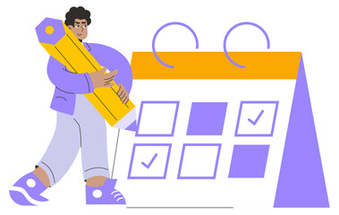 Businessman. Flat Vector Illustration