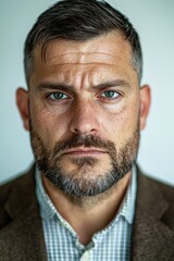 Obraz premium Professional Business Portrait with Focused Expression