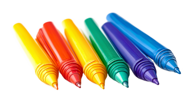 Marker Pen Isolated on White Background - Vibrant Writing Tool