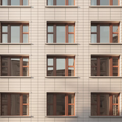 Fototapeta premium Background image of building windows