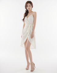 Naklejka premium Ai female model