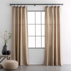 window with curtains