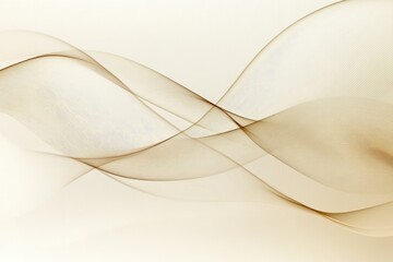 Abstract beige and brown flowing waves, elegant and smooth, creating a serene and sophisticated design.