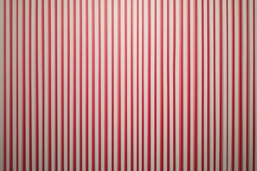 Obraz premium Vertical red and white stripes create a simple, repeating pattern.