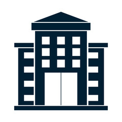 office building icon vector illustration