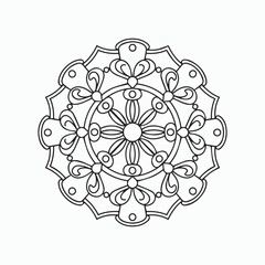 abstract floral ornament