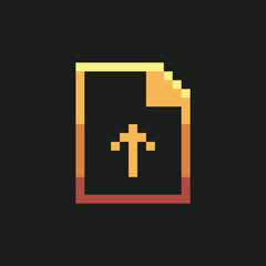 Obraz premium pixel art upload icon,good for your project and business.